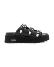 SANDALI CON SEPPA CULT DONNA JANIS 4739 SANDAL W LEATHER BLACK CLW473900 