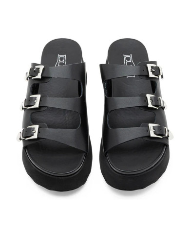 SANDALI CON SEPPA CULT DONNA JANIS 4739 SANDAL W LEATHER BLACK CLW473900 