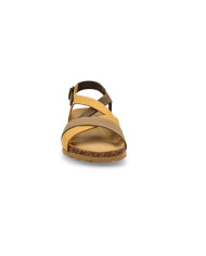 SANDALO CON ZEPPA BIONATURA DONNA 12 A 2495 IMB NABUK M2604