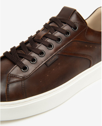 SNEAKERS NEROGIARDINI UOMO DELAVATO BEIGE EVA RODERO BIANCO E601150U/412