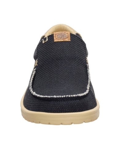 MOCASSINO HEY DUDE UOMO MIKKA BRAIDED BLACK/BOULDER TAN HD.40124 0RR