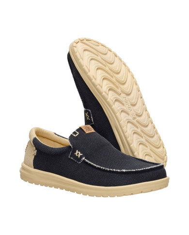 MOCASSINO HEY DUDE UOMO MIKKA BRAIDED BLACK/BOULDER TAN HD.40124 0RR