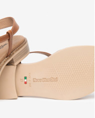 SANDALO CON TACCO NEROGIARDINI DONNA TAMIGI LINO T.BRILL PLATINO 6074 ARMENIA COGNAC TR BEVAGNA E615890D/453