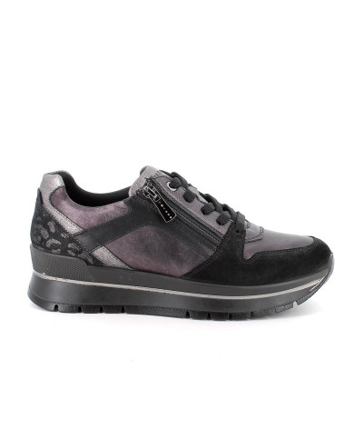 SNEAKERS CON ZEPPA IGI&CO DONNA VI.LAM.WINT.FOG ACCIAIO/NERO 8676155