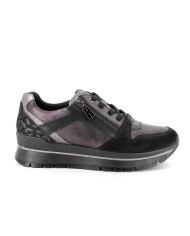 SNEAKERS CON ZEPPA IGI&CO DONNA VI.LAM.WINT.FOG ACCIAIO/NERO 8676155