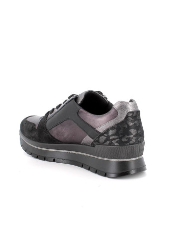 SNEAKERS CON ZEPPA IGI&CO DONNA VI.LAM.WINT.FOG ACCIAIO/NERO 8676155