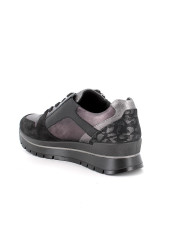 SNEAKERS CON ZEPPA IGI&CO DONNA VI.LAM.WINT.FOG ACCIAIO/NERO 8676155