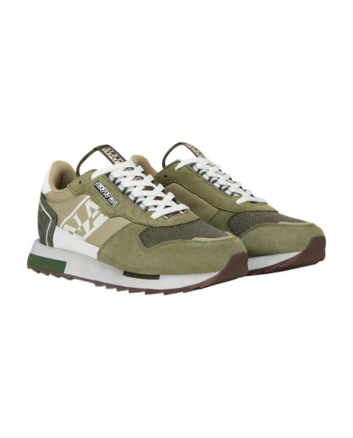 SNEAKERS NAPAPIJRI UOMO VIRTUS NEW OLIVE GREEN S6VIRTUS02/NYS GD06 