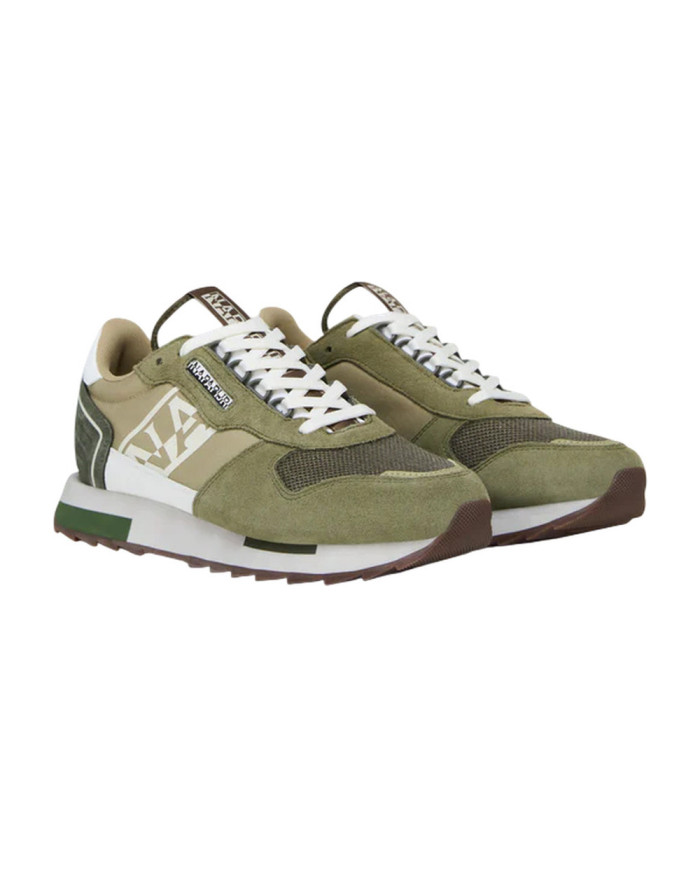SNEAKERS NAPAPIJRI UOMO VIRTUS NEW OLIVE GREEN S6VIRTUS02/NYS GD06 