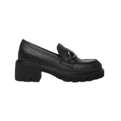 MOCASSINO NEROGIARDINI DONNA GUANTO NERO EVA URBANA NERO TACCO 6CM I513980D/100