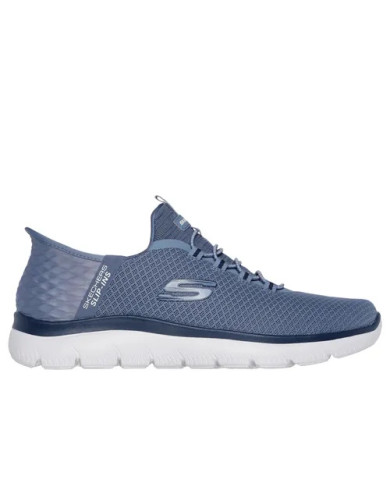 SNEAKERS SKECHERS UOMO SLIP-INS GLIDE STEP PRO AZZURRO 232457 SLT