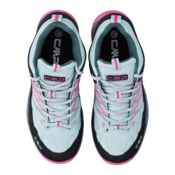 SCARPA DA TREKKING CMP BAMBINA KIDS RIGEL LOW WP TREKKING SHOE OPALE BUBBLE GUM 3Q54554J 56ET