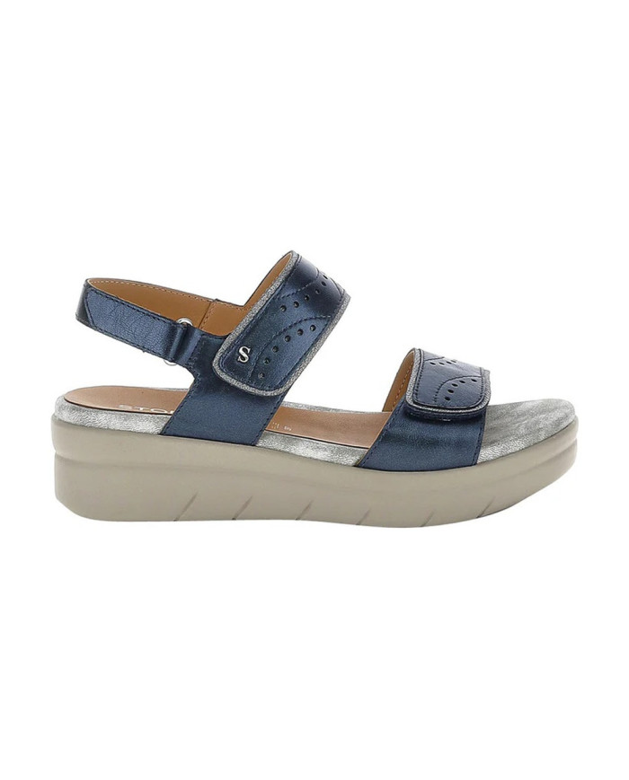 SANDALO CON ZEPPA STONEFLY DONNA AQUA III 31 LAMINATED LASER LIMO BLUE 223652 100