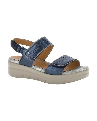 SANDALO CON ZEPPA STONEFLY DONNA AQUA III 31 LAMINATED LASER LIMO BLUE 223652 100