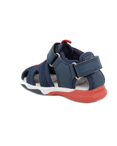 SANDALO PRIMIGI PRIMI PASSI BAMBINO T.RETE/NAPPA PU NAVY 1456155          