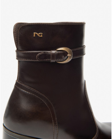 TRONCHETTI NEROGIARDINI DONNA MANOLETE T.DI MORO TR CAPUA T.MORO TACCO 7CM I513851D/300