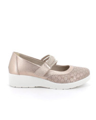 DECOLLETE' ENVAL SOFT DONNA  FIO.BOT.OM/S.A CHAMPAGNE CON ZEPPA 1253922