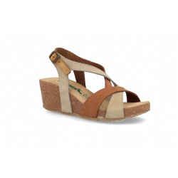 SANDALI BIONATURA DONNA 37 MARATEA IMB. NABUK MULTI TORTORA 37MARAT-I-NAMTO