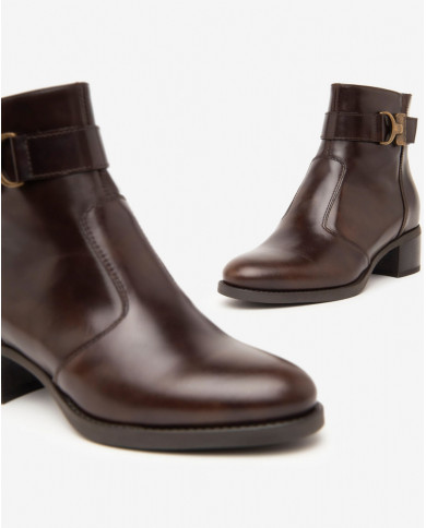 TRONCHETTO NEROGIARDINI DONNA MANOLETE T.DI MORO TR BRESCIA TACCO 4CM I411270D/300