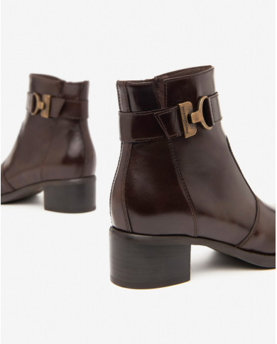 TRONCHETTO NEROGIARDINI DONNA MANOLETE T.DI MORO TR BRESCIA TACCO 4CM I411270D/300