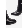 TRONCHETTI NEROGIARDINI DONNA IN PELLE NERO TACCO 9 CM I308742DE/100