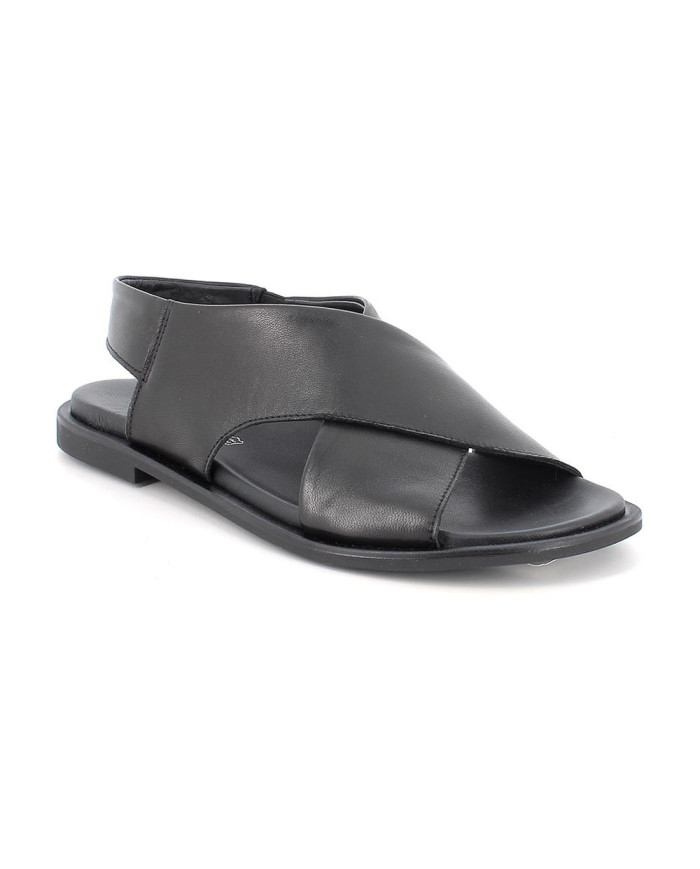 SANDALI IGI&CO DONNA VIT. CRUST NERO CON ELASTICO 1184700    