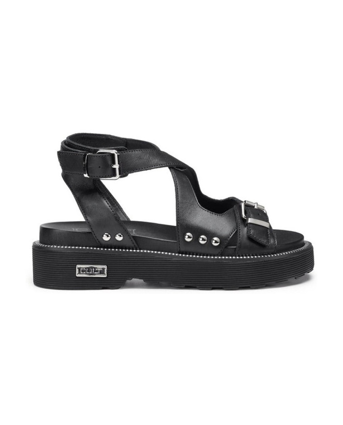 SANDALO CULT DONNA ZIGGY 4472 SANDAL W LEATHER BLACK CLW447200