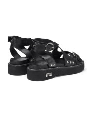 SANDALO CULT DONNA ZIGGY 4472 SANDAL W LEATHER BLACK CLW447200
