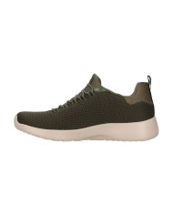 SNEAKERS SKECHERS UOMO LACCIO ELASTICIZZATO DYNAMIGHT VERDE OLIVA 58360 OLV