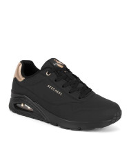 SNEAKERS SKECHERS UOMO UNO - GOLDEN AIR BLACK 177094 NAT