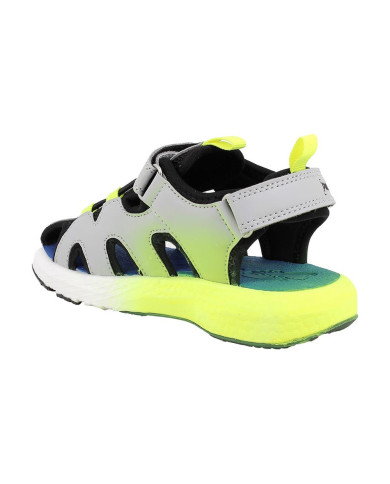 SANDALO PRIMIGI BAMBINO NAPPA PU  GRIGIO-NAVY 1477211   