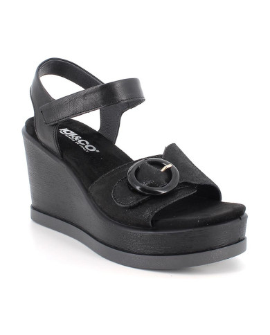 SNDALI CON ZEPPA IGI&CO DONNA CAPRA CAMI/CAPRA NERO 1173000