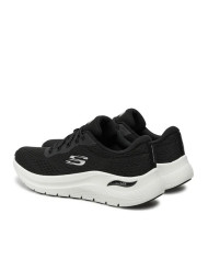 SNEAKERS SKECHERS DONNA ARCH FIT 2.0 BLACK 150051 BKW 