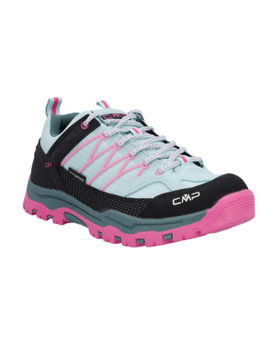 SCARPA DA TREKKING CMP BAMBINA KIDS RIGEL LOW WP TREKKING SHOE OPALE BUBBLE GUM 3Q54554J 56ET