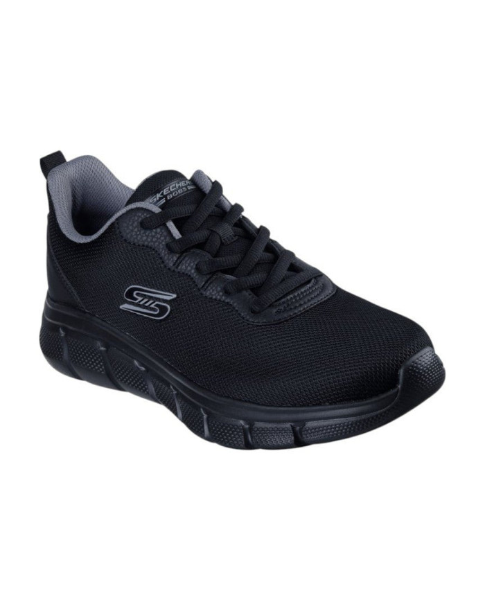 SNEAKERS SKECHERS UOMO BOBS SPORT B FLEX ICY EDGE 118109 BBK  