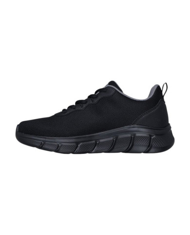 SNEAKERS SKECHERS UOMO BOBS SPORT B FLEX ICY EDGE 118109 BBK  