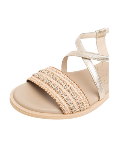 SANDALO NEROGIARDINI DONNA ETOILE SAND MIELE TR ACCRA 592 BEIGE E615900D/418
