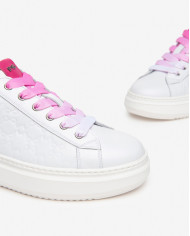 SNEAKERS NEROGIARDINI DONNA PELLE BIANCO E409913D/707