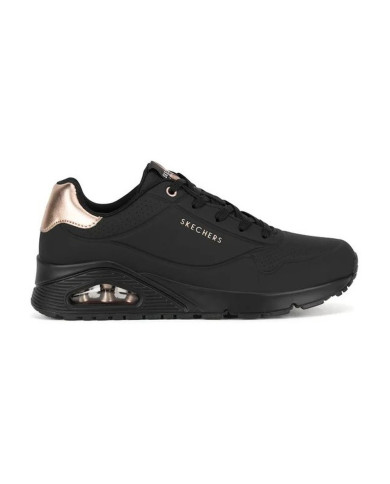 SNEAKERS SKECHERS UOMO UNO - GOLDEN AIR BLACK 177094 NAT