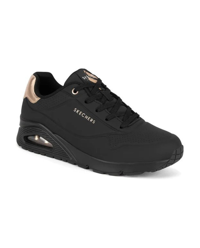 SNEAKERS SKECHERS UOMO UNO - GOLDEN AIR BLACK 177094 NAT