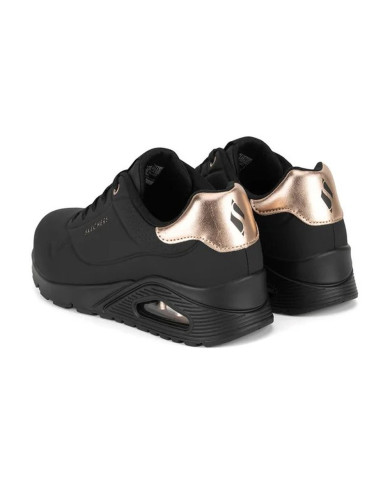 SNEAKERS SKECHERS UOMO UNO - GOLDEN AIR BLACK 177094 NAT