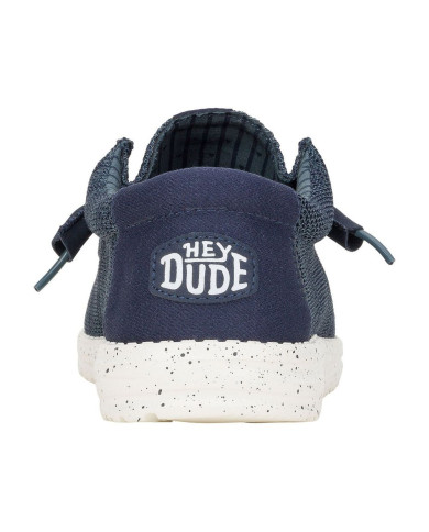 Mocassino Hey Dude Wally Stretch Sox Uomo Blu