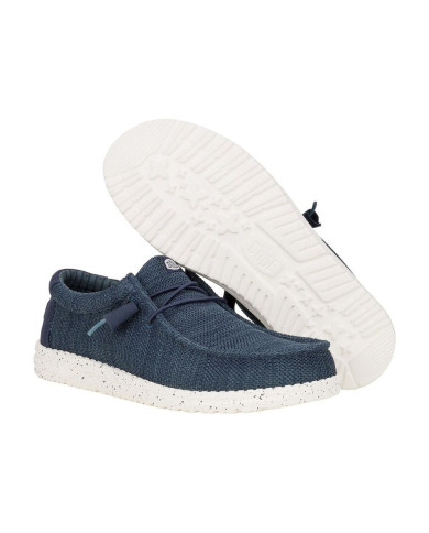 Mocassino Hey Dude Wally Stretch Sox Uomo Blu
