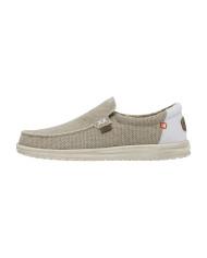 MOCASSINO HEY DUDE UOMO MIKKA BRAIDED OFF WHITE HD.40124 1LB