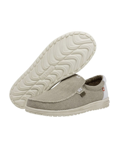 MOCASSINO HEY DUDE UOMO MIKKA BRAIDED OFF WHITE HD.40124 1LB