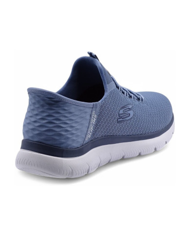 SNEAKERS SKECHERS UOMO SLIP-INS GLIDE STEP PRO AZZURRO 232457 SLT