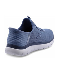 SNEAKERS SKECHERS UOMO SLIP-INS GLIDE STEP PRO AZZURRO 232457 SLT