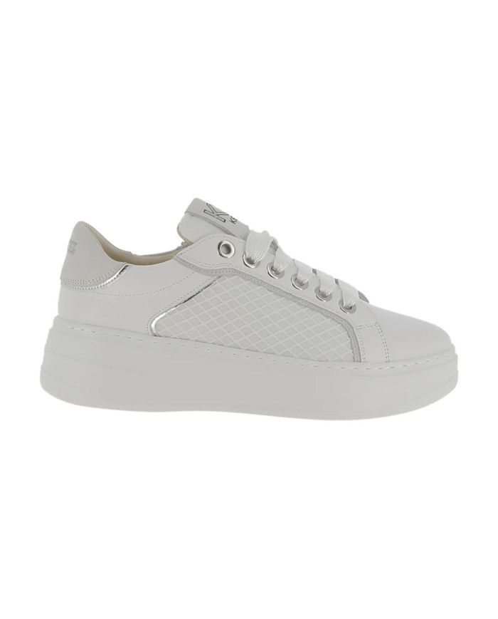SNEAKERS KEYS DONNA WHITE/SILVER K-11853  K10546