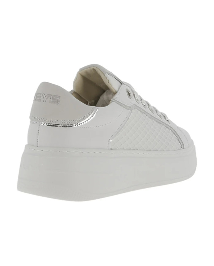 SNEAKERS KEYS DONNA WHITE/SILVER K-11853  K10546