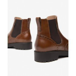 STIVALETTO NEROGIARDINI DONNA MANOLETE CUOIO TR MACERATA LIGHT CHELSEA I411452D/400